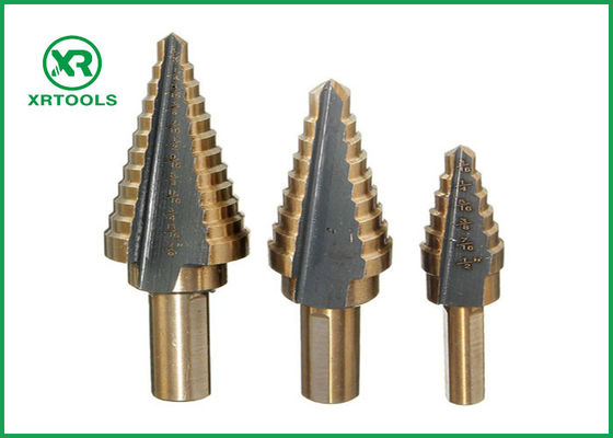 acheter Peu de perceuse d'étape de HSS de cannelure droite, peu de perceuse d'étape de 2 pouces pour le trou multiple fabrication en ligne